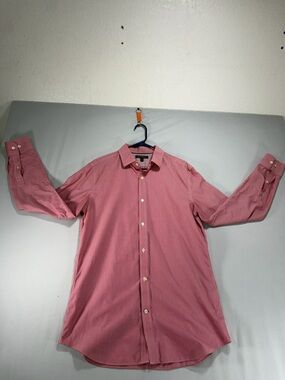 M. Banana Republic Non Iron Tailored Slim Fit  Buttoned Up Long Sleeve Shirt Lrg